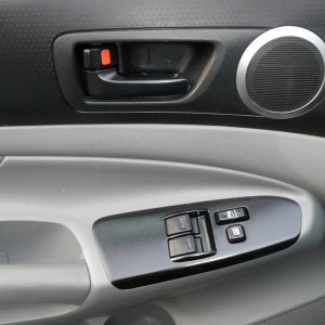 driver side switch panel painted black