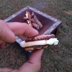 Fudge striped S'more