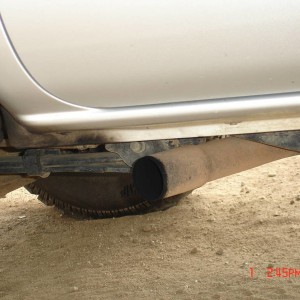 Side exhaust
