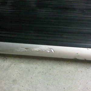 Scratched Running Boards