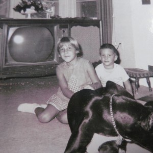 Me and sis Kathy circa 1965