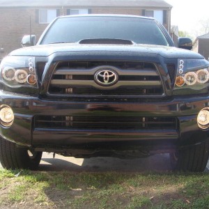 Fog Light Mod and Removed Front License Plate