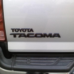 matte black emblems