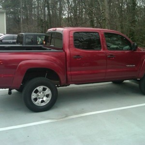 after 3"lift, Before the new wheels