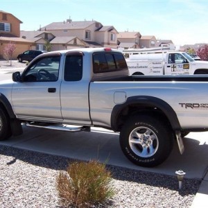 Silver 2003 Tacoma X-Cab 4X4 TRD