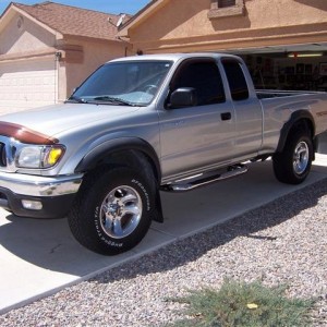 Silver 2003 Tacoma X-Cab 4X4 TRD