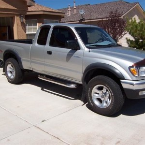 Silver 2003 Tacoma X-Cab 4X4 TRD