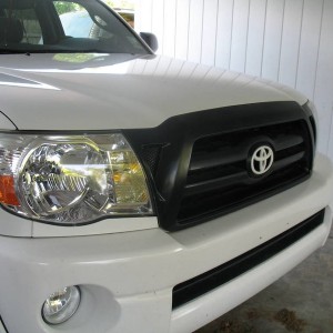 Black grill surround painted