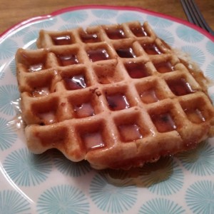 Did y'all know you can make waffles in this thing?