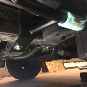 Passenger side - Front angle bolt