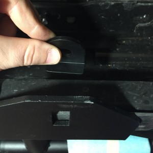 Carriage bolt top bracket
