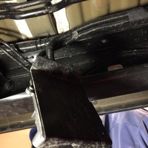 Driver side - Unbolting of electrical box