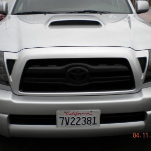BLACKED OUT GRILL AND SMOKED HEADLIGHTS
