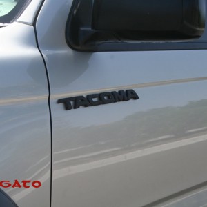 New 2nd gen badges in black.