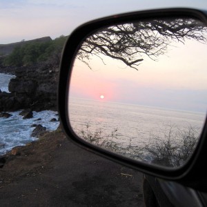 sunset reflections