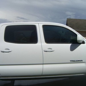 Front window tint