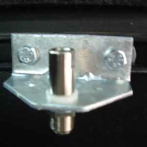 Scott's CB Antenna Mount on bed rail