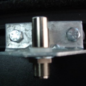 Scott's CB Antenna Mount on bed rail