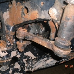 broken idler arm