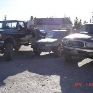 ford and two yotas