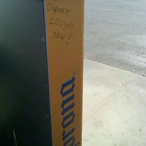 Ironic and illiterate....imagine that