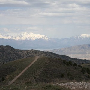 Mount Timpanogos & Utah Lake in the distance