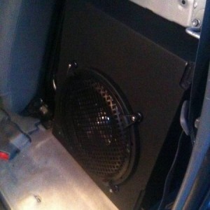 12" Box before seat reinstall