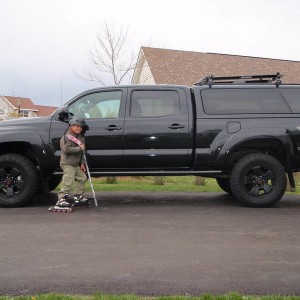 My boy and his truck