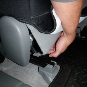 drivers side flap on back of seat