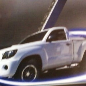 My truck and I, in my school's yearbook. :)