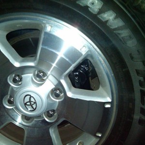 Painted Calipers Black