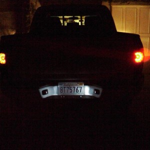 tinted tails and led license