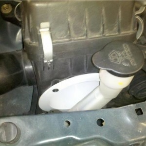 air box in the truck