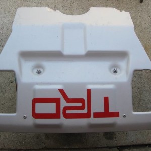 Red TRD Skidplate Decal