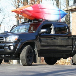 Black '09 Powder Coated Wheels Kayak