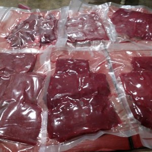 Backstraps are trimmed and sealed