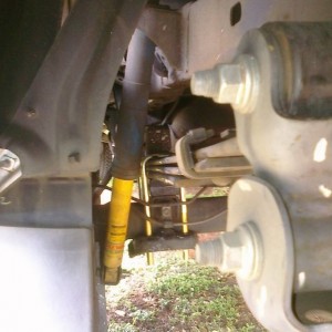 Rear leaf with (now uninstalled) rear blocks