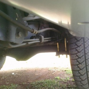 Rear leaf with (now uninstalled) rear blocks
