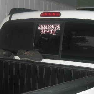 My bumper sticker! Go state!