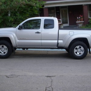 After TSB and 5100's at 1.75. Rear 38", front 36 3/4"