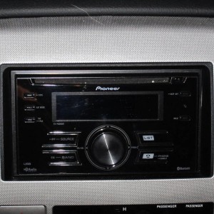 pioneer radio stereo install double din 09 double cab