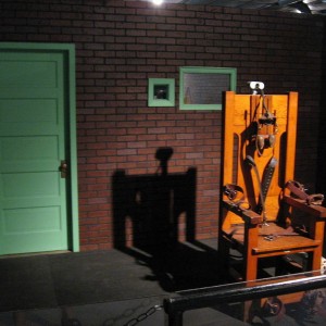 the real old sparky chair at Texas prison museum.. 371 deaths in it !