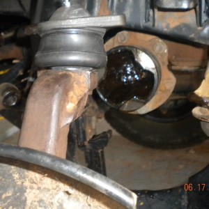 seperated CV joint