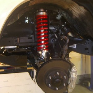 coil overs installed