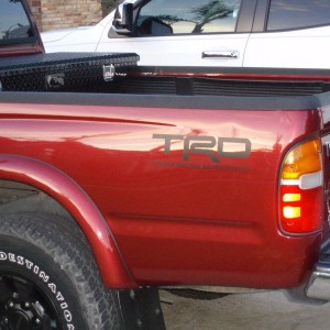 New TRD decals