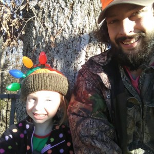 Got some help this afternoon (with Christmas light head lamp too)