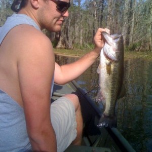 Me doing  the next best thing to toyotas - fishing