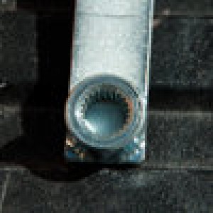 FlipPac- opening crank detail
