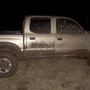 Mud riding on the farm