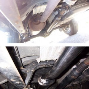Magnaflow Cat-back (before&after)